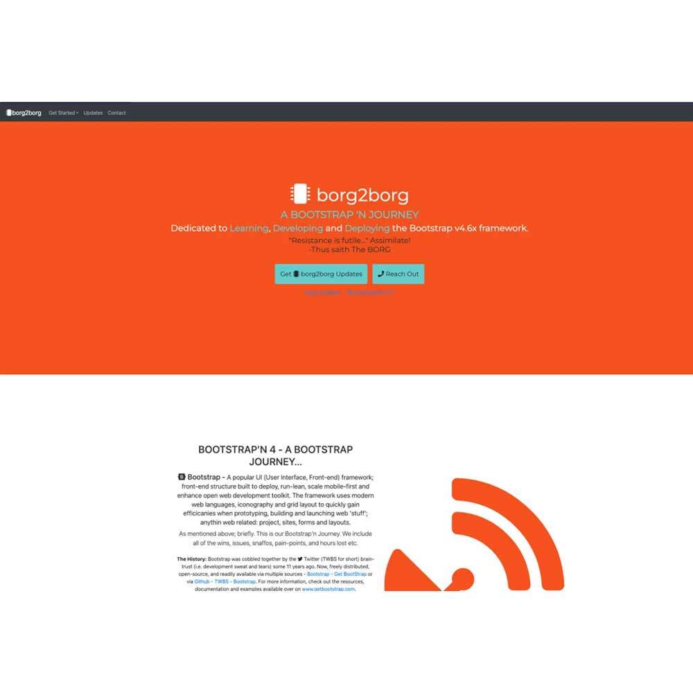 Borg 2 Borg A Bootstrap Framework