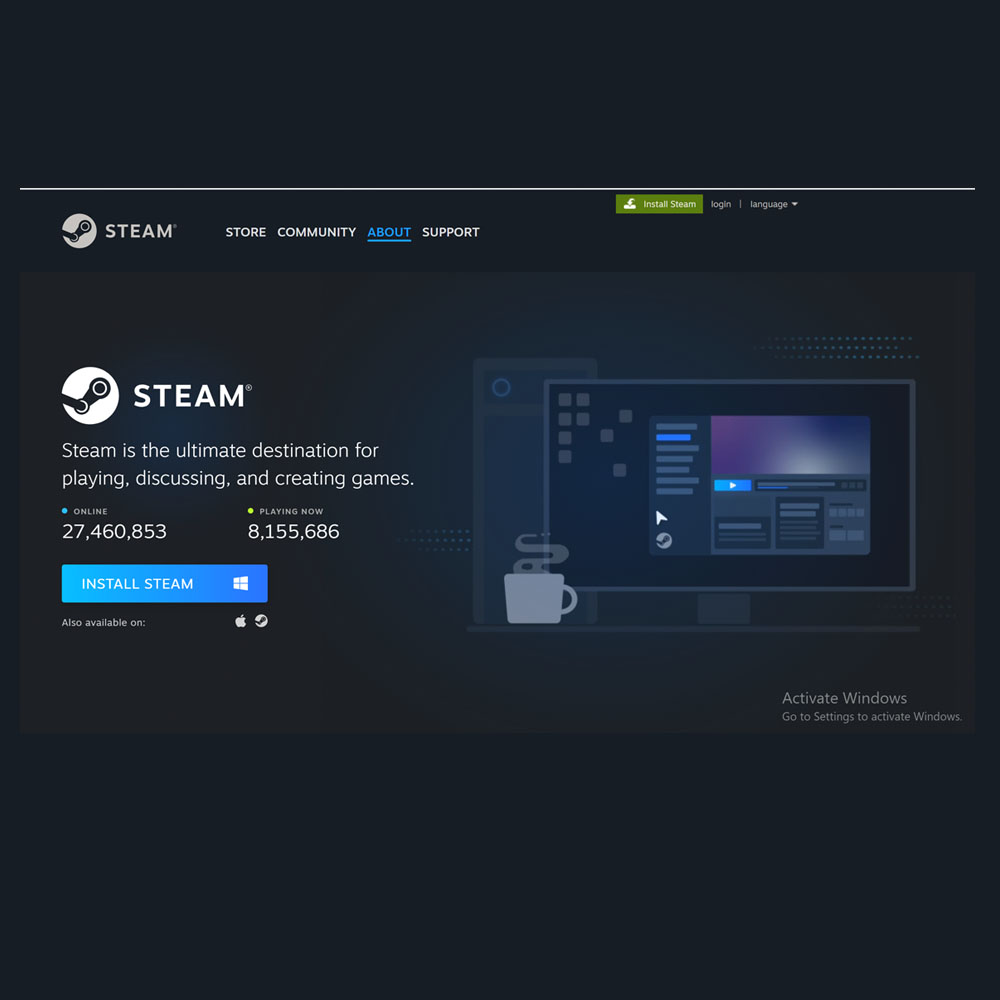 Steam Install