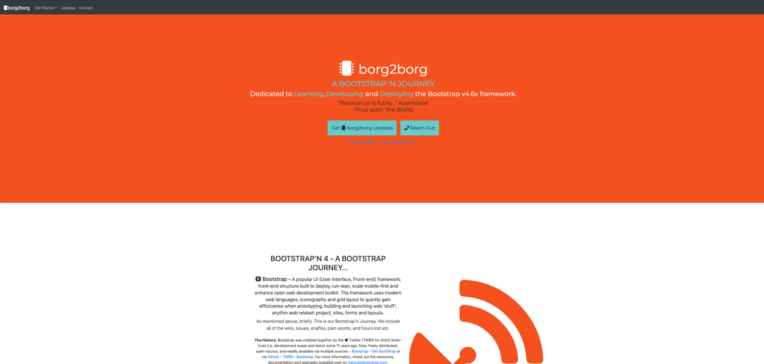 Borg2borg Bootstrap